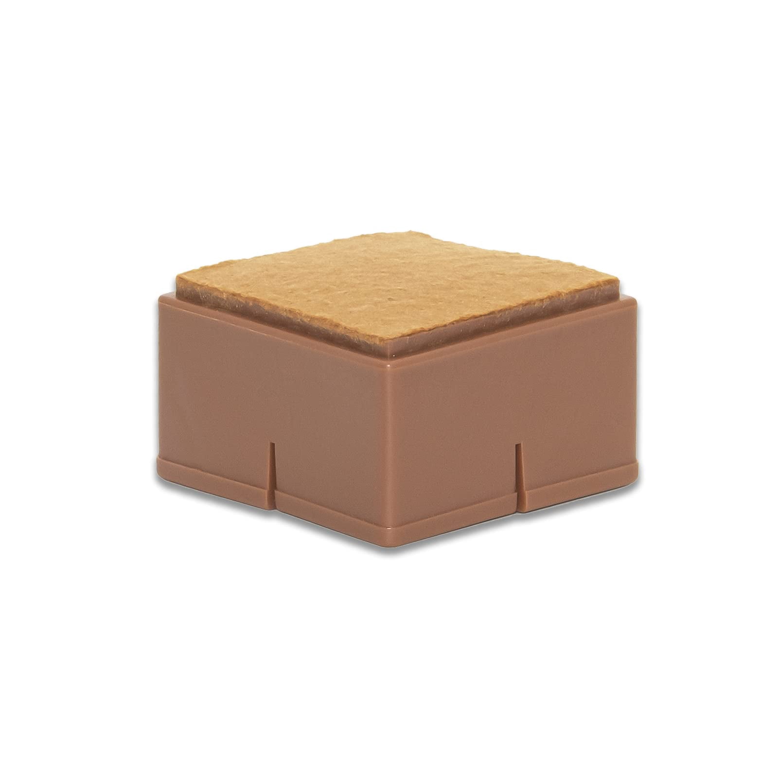 Flyshop 8PCS Square Chair Leg Caps with Felt Pads Durable PVC Protective Feet Cap Prevent Scratches Reduce Noise Felt Furniture Pads, Coffee Floor Protectors, 56 to 62 mm