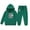 Dark Green, variant on Girl Clothes Girls Clothing Sets Children's Middle And Older Children's Long Sleeved 2025 New Year's Print Hooded Top Sweater Pants Set