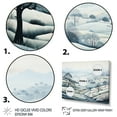 thumbnail image 3 of Designart "Countryside Grey Simplicity Landscape III" Countryside Floater Framed Wall Art Living Room, 3 of 7
