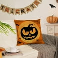 thumbnail image 4 of Halloween Decor Pillow Covers 20x20 Set of 4 Halloween Fall Black Decorative Throw Pillows Scary Pumpkin Bats Pillow Cases Home Outdoor Sofa Couch Cushion Covers for Halloween Decorations (20 by 20), 4 of 5