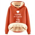 thumbnail image 2 of Aqestyerly Sweat à Capuche d'Hiver Chaud pour Femmes avec Poche Manches Longues, 2 of 3