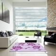 thumbnail image 6 of Ahgly Company Indoor Rectangle Patterned MediumOrchid Purple Area Rugs, 8' x 10', 6 of 6