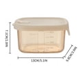 thumbnail image 3 of CQCYD Silicone Food Storage Container, BPA-Free Freezer Fridge Safe, Microwave Dishwasher Friendly, Stackable Silicone Food Storage Container for Meal Prep Leftover and Kitchen Organization, 3 of 5