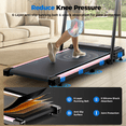 thumbnail image 3 of Treadmill with Handles, Small Treadmills Home, Portable Electric Treadmills for Home 300 lbs Capacity,Walking Pad Treadmill, 3 of 9