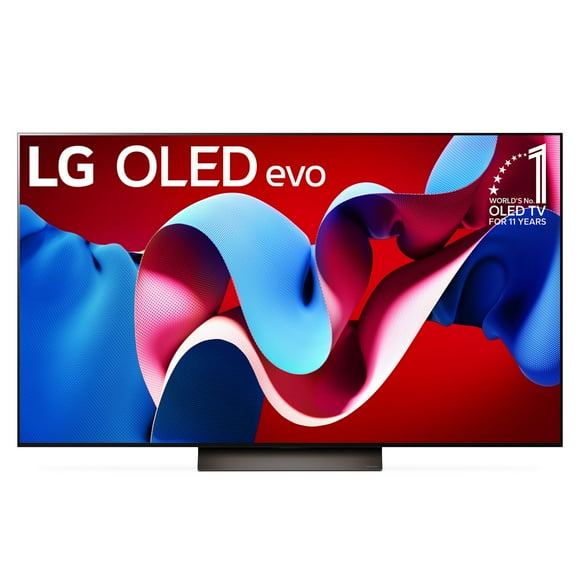 LG 55-Inch C4 OLED evo 4K Smart TV - α9 AI Processor 4K, Alexa Built-In, 144Hz Refresh Rate, HDMI 2.1, G-Sync, FreeSync, VRR, WebOS 24, Dolby Vision, Dolby Atmos (OLED55C4PUA, 2024)