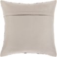 thumbnail image 3 of Surya Zander ZND-003 20x20" Square Rustic Leather Pillow Kit in Gray, 3 of 3