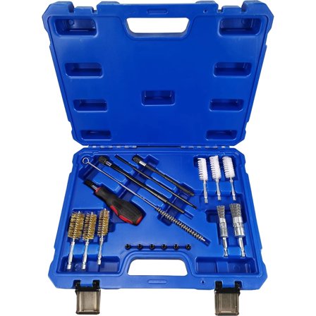 19-piece Diesel Fuel Injector Cleaning Tool Set