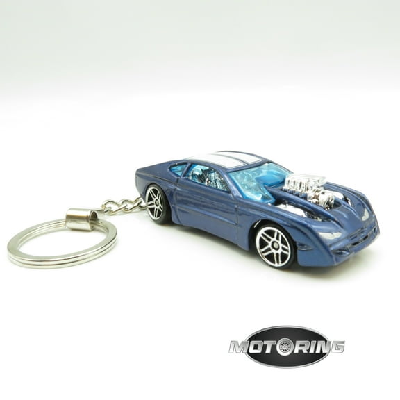 Keychain 1970s Chevy Chevelle Blue Car Rare Novelty 1:64 Diecast Key Ring
