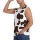 thumbnail image 3 of Fotbe Brown Cow Men's Camiseta sin Mangas Estampada para Hombres, Playera Casual para Gimnasio, Entrenamiento, Playa-Medium, 3 of 7
