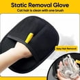 thumbnail image 6 of Pet Hair Removal Glove Reusable Anti Static Pet Fur Remover Glove for Furniture Clothes Bedding and More for Dogs and Cats Multi Surface Hair Cleaner Tool, 6 of 9