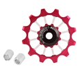 thumbnail image 1 of Meijun – Roulement en céramique, alliage d'aluminium, dérailleur arrière de vélo, poulie de guidage (rouge), 1 of 4