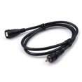thumbnail image 4 of Car Audio Rca Cable RCA Male to Female Extension Power Silver Cable Rca De Audio, 4 of 4