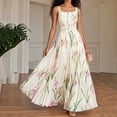 thumbnail image 2 of Robe Longue Ajustée à Imprimé Floral pour Femme, Robe Formelle - Chic et Élégante, 2 of 8