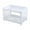 White, variant on SIEYIO Double Layer Hollow Shelf Plastic Cosmetics Desktop Finishing Bathroom Accessories Organizer Storage Rack 2 Tier Shelf