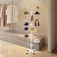 thumbnail image 4 of Wildnix Hat Rack with 35 Hat Rests, 7-Tier Rotating Iron Stand, Large Capacity Storage, Sturdy and Durable, Rust-Proof and Anti-Corrosion Design, Easy to Install for Home and Store Use, 4 of 6