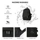 thumbnail image 4 of Mochila escolar coowoz impermeable ligera negra 20L, 4 of 7