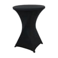 thumbnail image 1 of Black 60cm110cm Bistro Table Cover - Eat Standing - Cocktail Deco - Stretch Spandex, 1 of 1