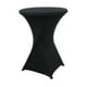 thumbnail image 1 of Black 60cm110cm Bistro Table Cover - Eat Standing - Cocktail Deco - Stretch Spandex, 1 of 1