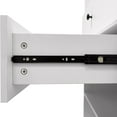 thumbnail image 6 of ModMakers White Modular Closet System, Wood Closet Organizer and Storage System Wardrobe w/ 9 Shelves & 4 Drawers, 78.74" W, 6 of 8