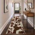 thumbnail image 3 of GENIMO 2'x3' Area Rug, Machine Washable Non Slip Low Pile Rug for Entryway Kitchen Bathroom Front Door, Decorative Animal Print, Rich Brown, 3 of 6
