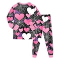 thumbnail image 6 of Gerichy Halloween Pajamas Little Boy Girls Crew Neck Cute Print Pajama Sets Long Sleeve Lovely Sleepwear 2 Piece Pjs Multiple Cartoon Jammies Pajama 2T-9T, 6 of 7