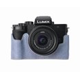 thumbnail image 1 of GadgetCom Camera Half Case Compatible with Panasonic Lumix G100K / G100D , Anti-Slip PU Leather Shell Protective Cover, 1 of 5