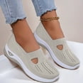 thumbnail image 2 of Women Casual Shoes Walking Sneakers Slip On Shoes Elderly Footwear Breathable Non Slip Soft Sole For Outdoor Daily Wear ,Us Size:8.5, 2 of 4