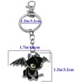 thumbnail image 3 of uds llaveros llavero pareja llavero amantes llavero dragón blanco y negro llavero bolso encanto Decoración JFHHH pequeña, 3 of 5