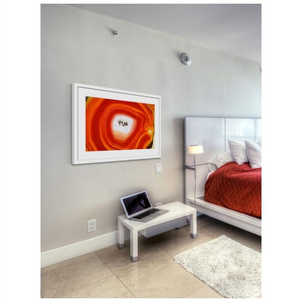 "Mineral Flame" Framed Painting Print