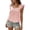 Pink, variant on Womens Shirts Casual Women's Solid Square Collar Flutter Sleeve Blouse Heart Neckline with Ruffle Detail Casual Feminine Top Navy M