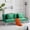 Green, variant on MAYEERTY 67.7" Futon Sofa Bed - 5-Position Adjustable Backrest, Velvet Upholstery, Tufted Design, 2 Pillows