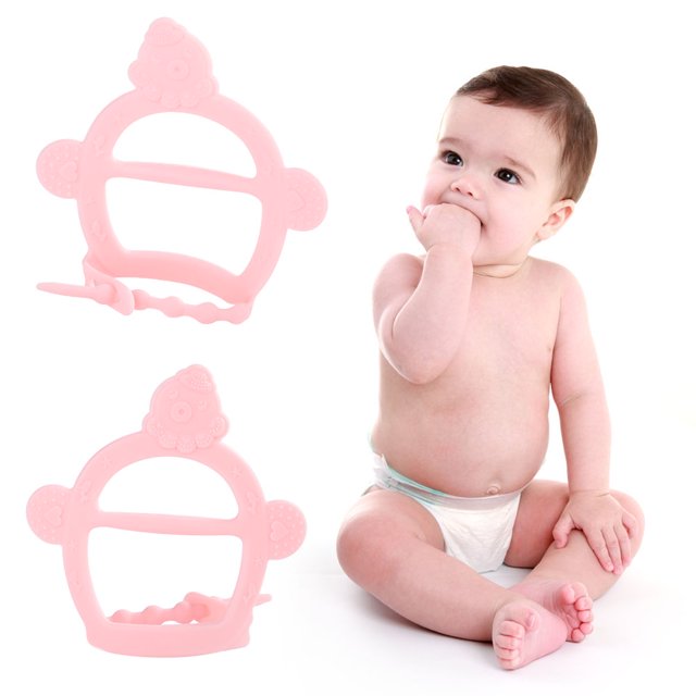 Juguete del Chew del bebé del silicón, eficacia óptima del juguete del Chew del bebé del bebé de Teether del bebé del silicón de la categoría alimenticia