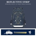 thumbnail image 5 of FORMRS Unisex School Backpack 17" Student Travel Bag with Laptop Compartment, Shadowy Forest Pattern, 5 of 7