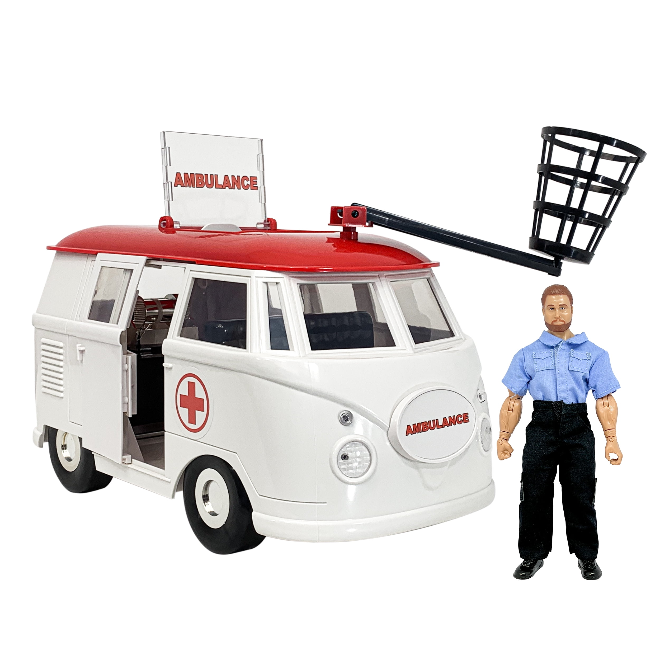 kamera Udsøgt Medfølelse Deluxe Ambulance Playset With EMT Figure for WWE Wrestling Action Figures -  Walmart.com
