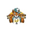 thumbnail image 2 of Camisetas para mujer Verano manga corta Tops para DeportesFunny Tiger Print Casual Sports T-shirt, Short Sleeve Crew Neck Spring & Summer Top, Women's Clothing, Baseball, Fashion Trend, Holiday Comf, 2 of 6
