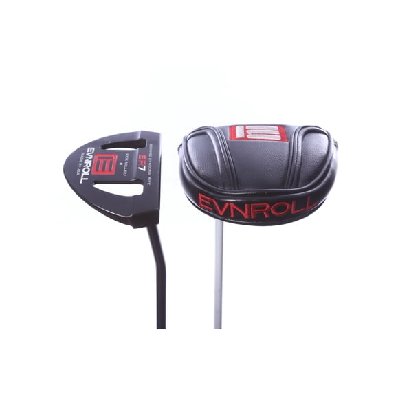 Pre-Owned Evnroll ER7 Black FullMallet 35 in Putter Mallet RH Evnroll Stock Steel Standard