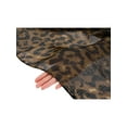 thumbnail image 5 of INSPIRE CHIC Women's Leopard Printed Long Scarf, Lightweight Soft Sheer Head Wrap Shawl Scarves for All Season 70.9x35.4" Dark Brown, 5 of 6
