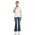 Time and Tru Women's MidRise Bootcut Jeans, 30" Inseam for Short