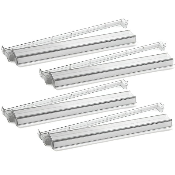 BESTSKY Modern Mahjong Racks with Built-in Pushers - Clear Combo Rack - Set of 4