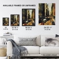 thumbnail image 3 of Artery8 5th Avenue 1950s Painting Vintage Cars New York Living Room Unframed Wall Art Print Poster Home Decor Premium, 3 of 5