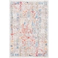 thumbnail image 1 of Unique Loom Brighton Vibrant Print Area Rug 2' 2 x 3' Rectangle Ivory/Red, 1 of 2