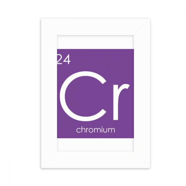 Chestry Elements Period Table Transition Metals Chroum Cr Desktop Photo Frame Picture Display Decoration Art Painting