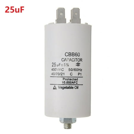 

450V Motor Running Capacitor with Nut 50x90mm StartingCapacitor Insert Capacitor
