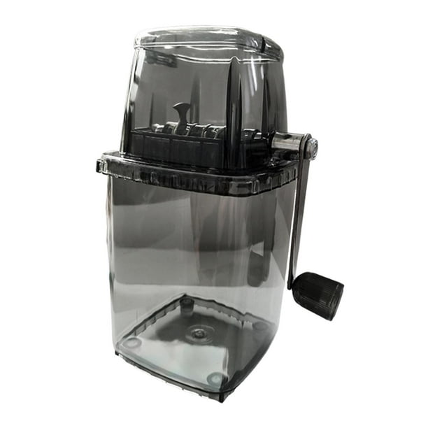 Trituradora de hielo manual, aparato compacto de cocina, máquina para triturar hielo portátil para preparar platos, granizados.