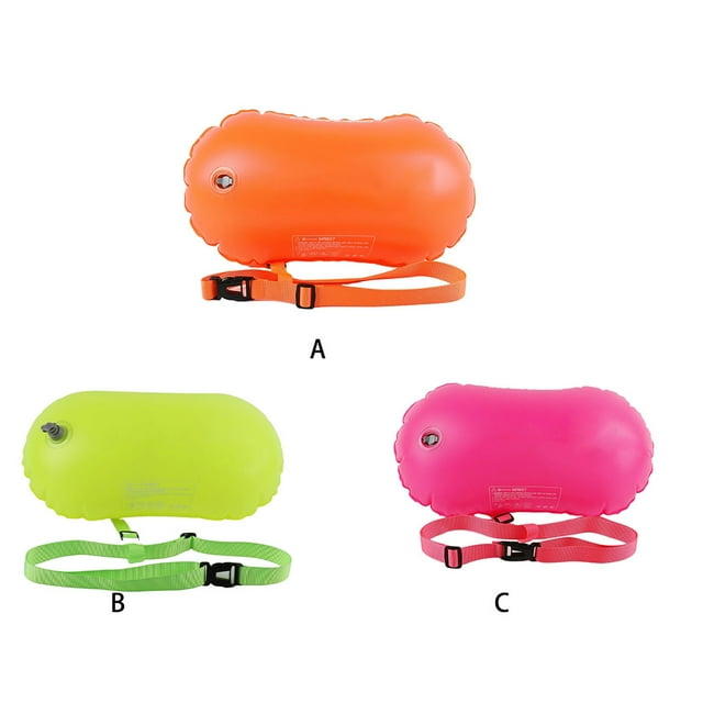 Dry Swimming Bag PVC Inflatable Water Sports Equipment with Waterproof Life Saving Buoy Water Sports Bright Color Pack Aid Training Tool Rafting Bags Yellow