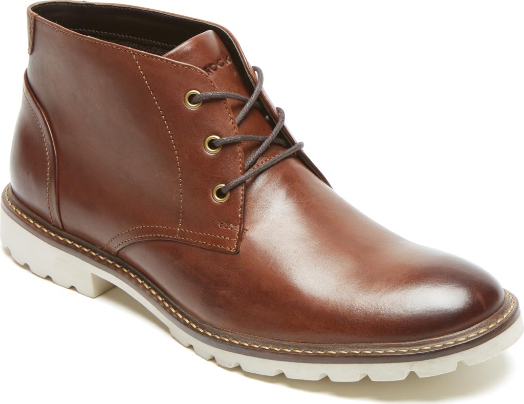Men's leather sharp & ready chukkas Outlet