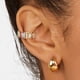 thumbnail image 1 of Fiudx Pendientes Coloridos de Alta Gama con Incrustaciones de Diamantes, Pendientes de Acero Inoxidable Sin Perforar, Joyería Artesanal de Moda, Regalo para Uso Diario, Elegantes Celebraciones., 1 of 5