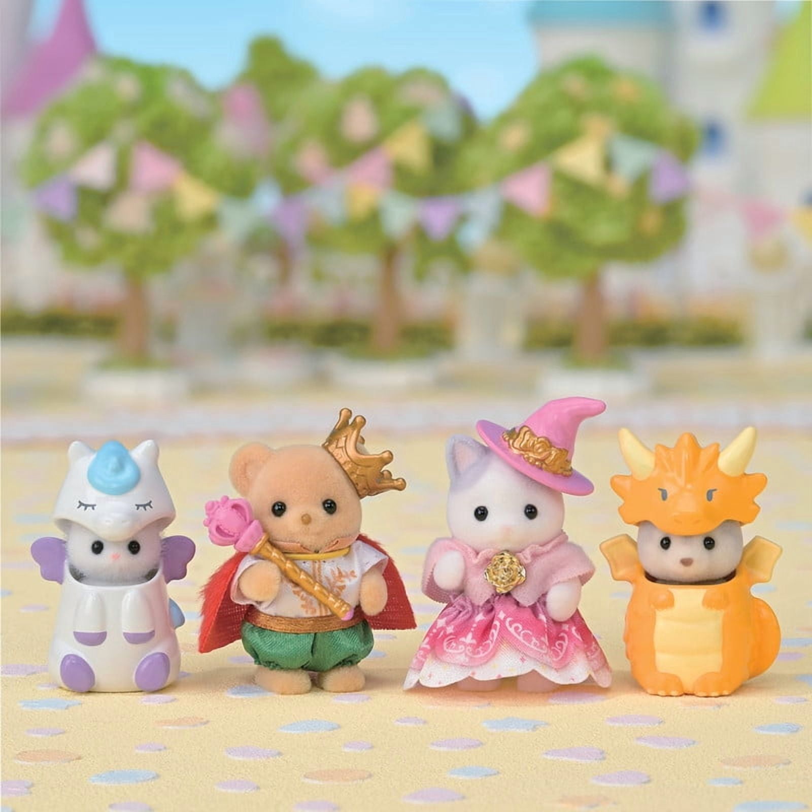 Calico Critters Fantastical Fairytale Friends Set, 4 Collectible Doll Figures with Accessories
