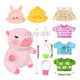 thumbnail image 2 of Peluches Carpincho Con 10 Pieza De Ropa Y Accesorios,regalos Xtellar rosa, 2 of 4