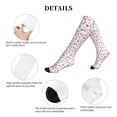 thumbnail image 5 of Lsque Cute Poodle Dog Pattern Sport Compression Socks for Men & Women 15-20 mmHg Knee High Nurse Pregnant Running Medical and Travel Athletic, 5 of 6